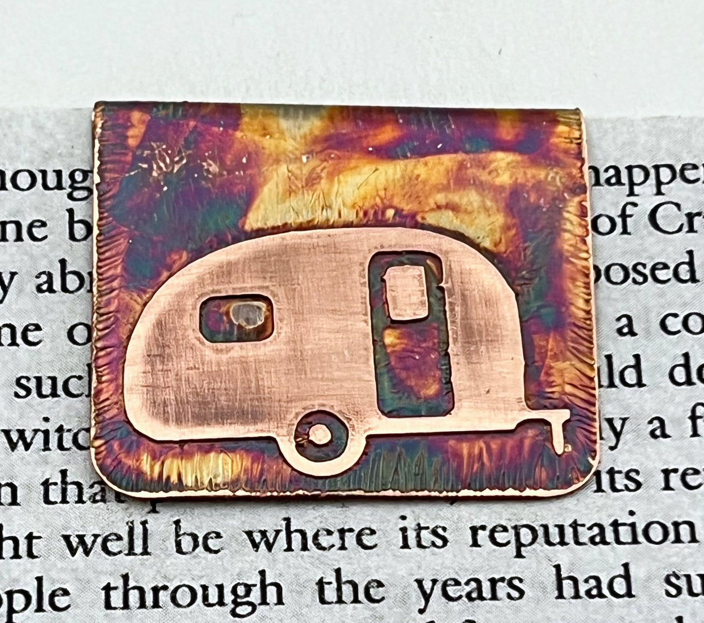 Teardrop camper bookmark