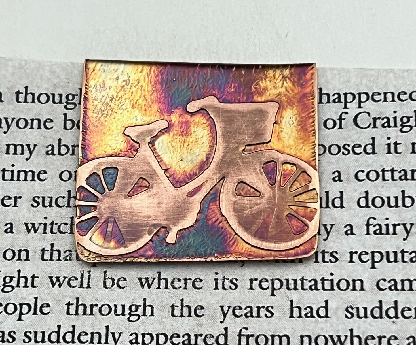 Bike bookmark
