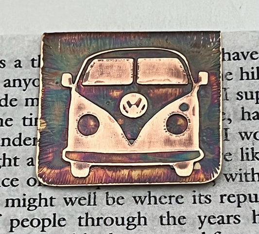 Copper VW Bus Bookmark