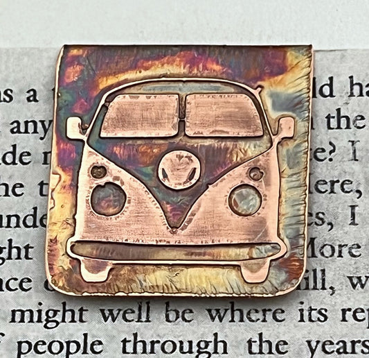 Copper VW Bus Bookmark