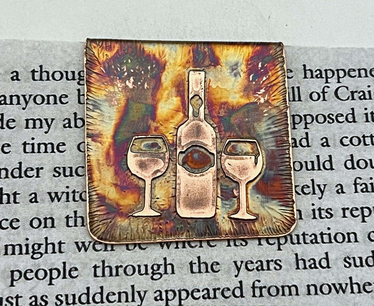 Wine bookmark