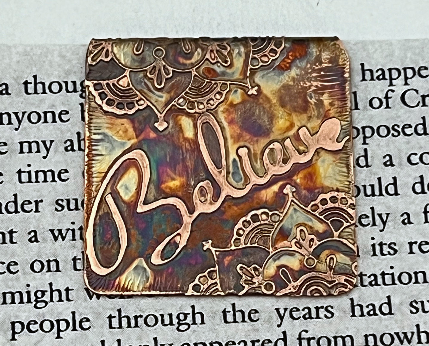Believe bookmark