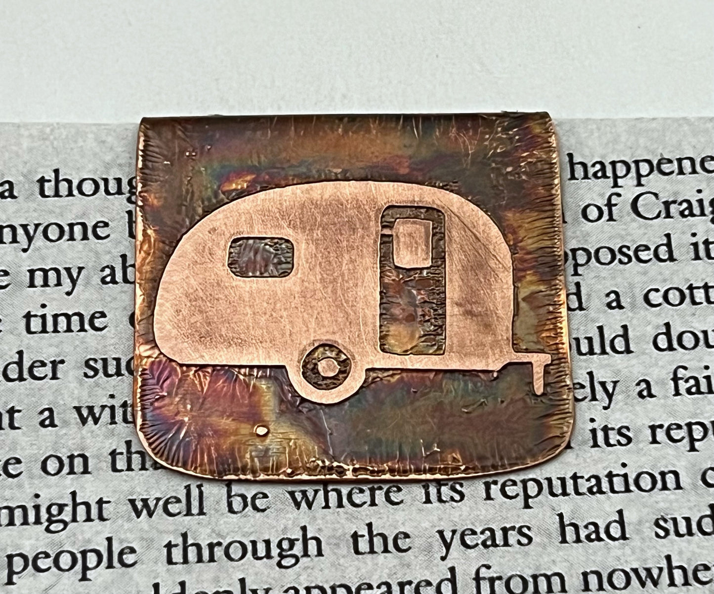 Teardrop camper bookmark