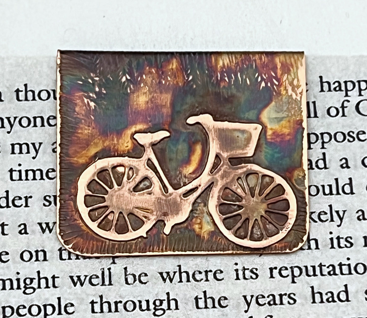 Bike bookmark