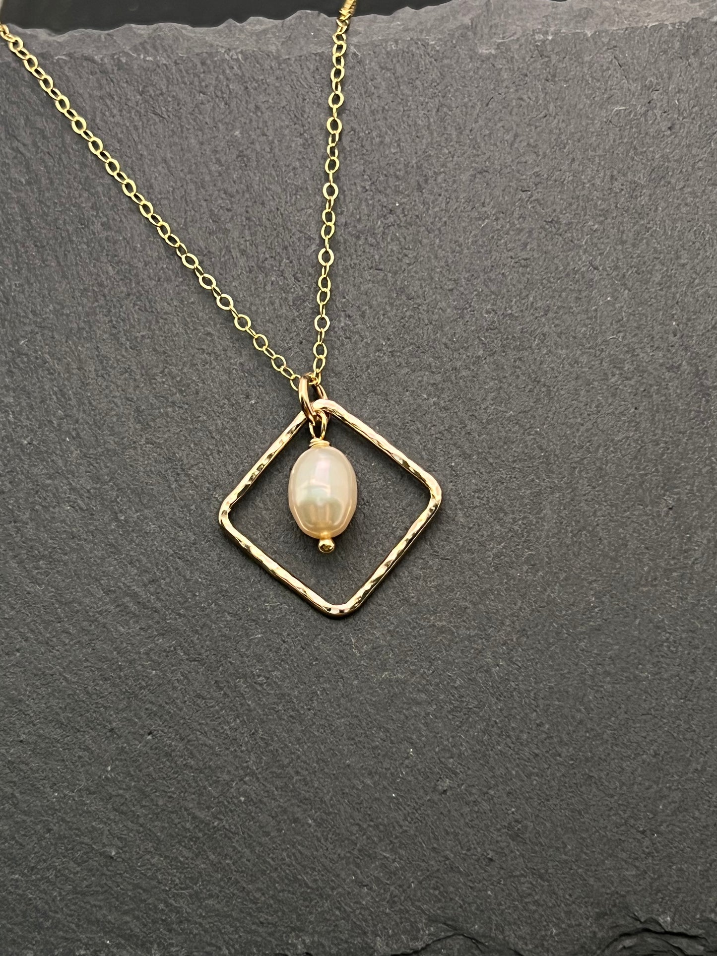 14K Gold and pearl necklace