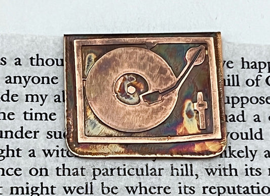 Record player bookmark