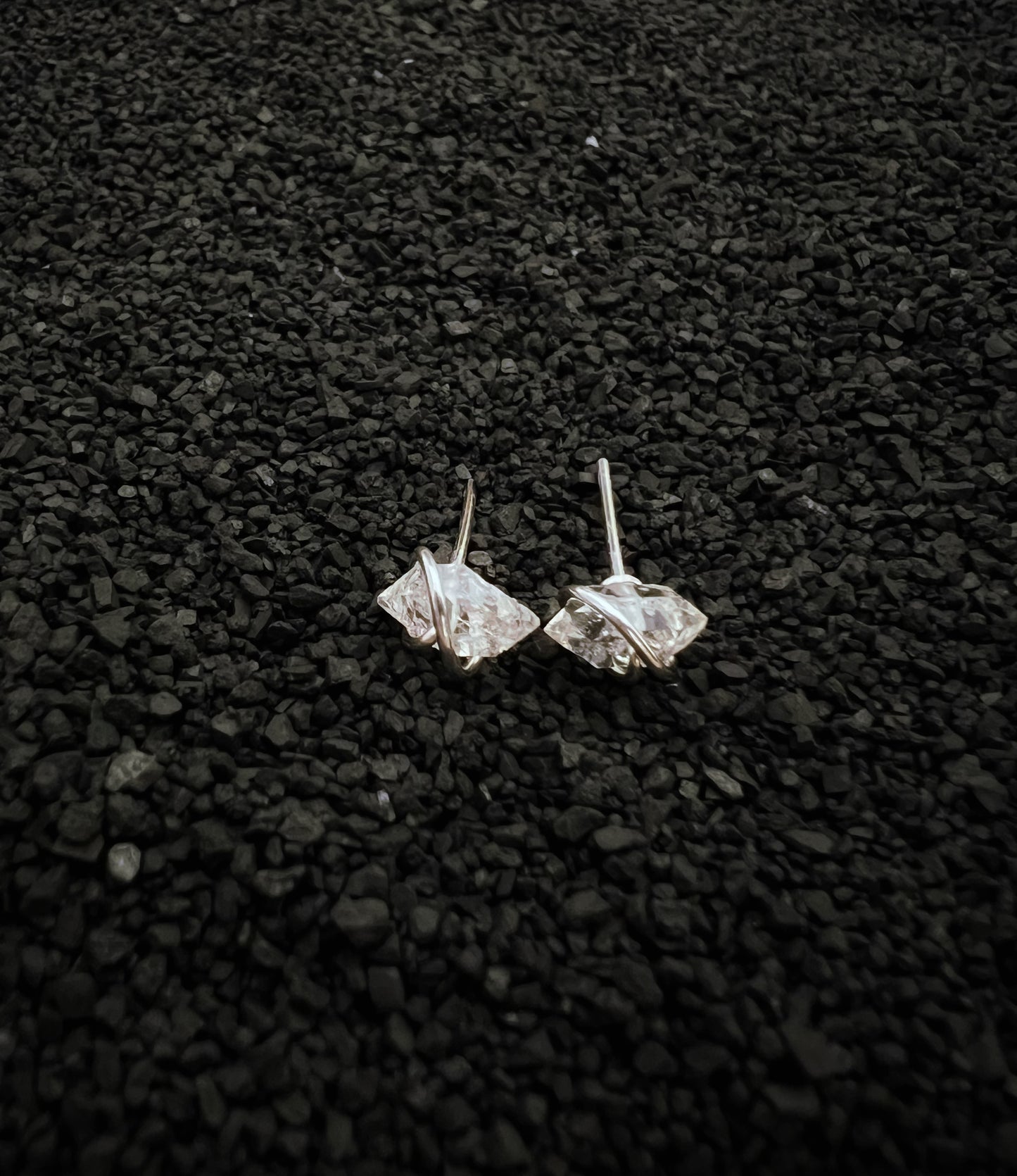 Sterling Silver Herkimer Diamond Earring Studs