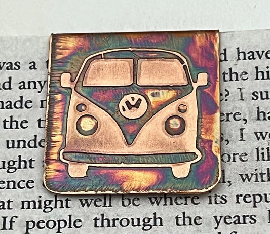 Copper VW Bus Bookmark