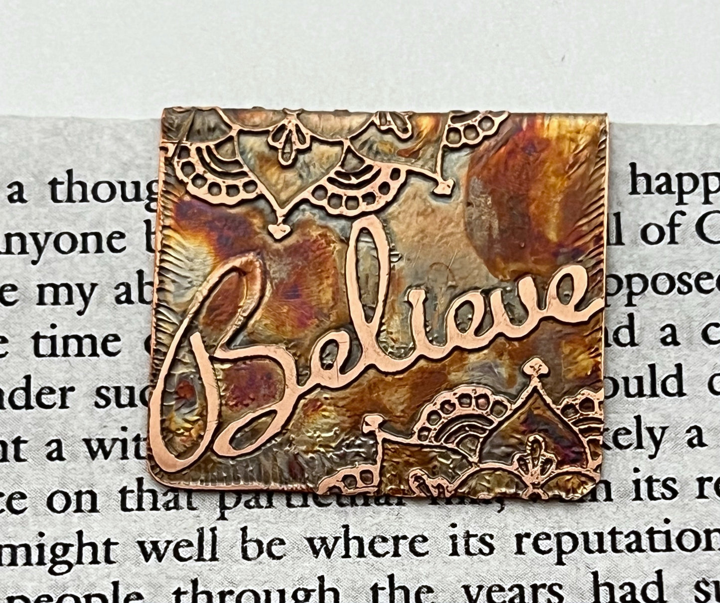 Believe bookmark