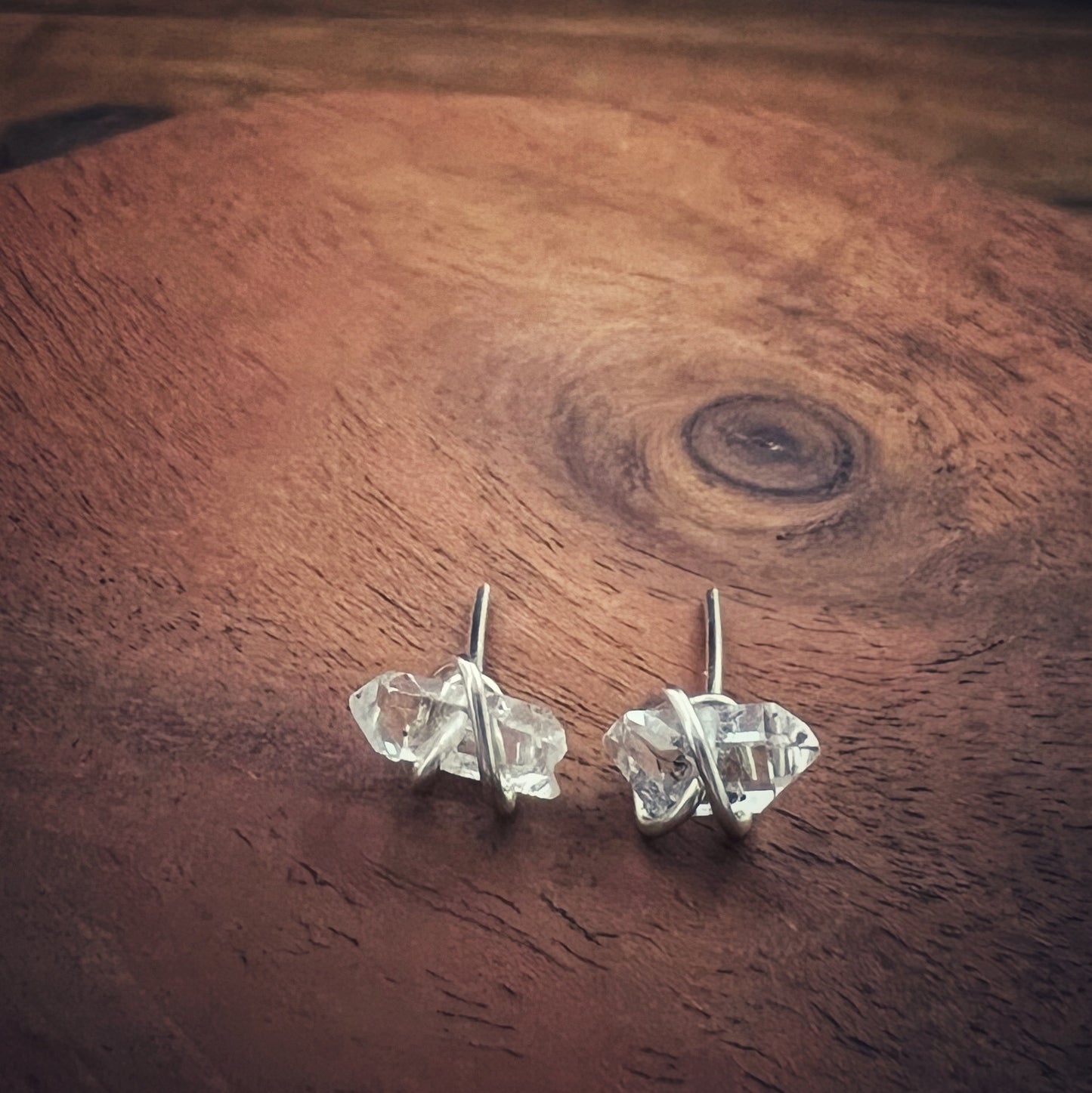 Herkimer Diamond Earring Studs