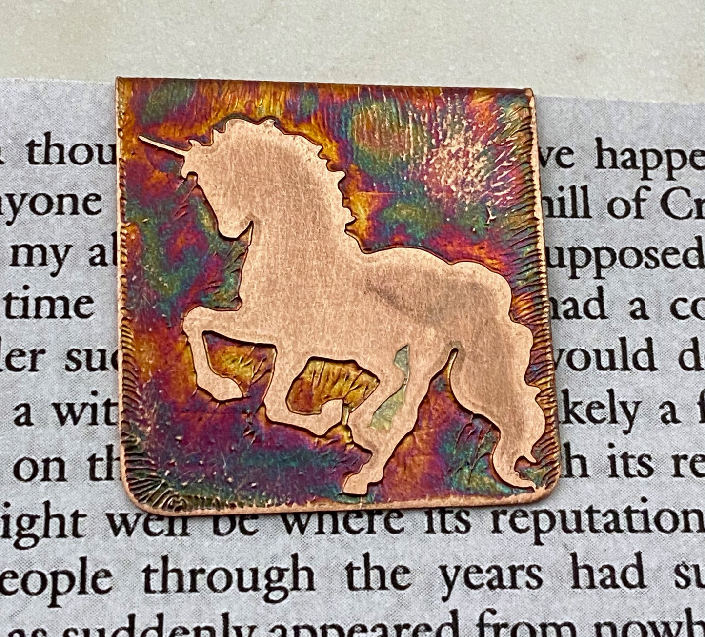 Unicorn bookmark