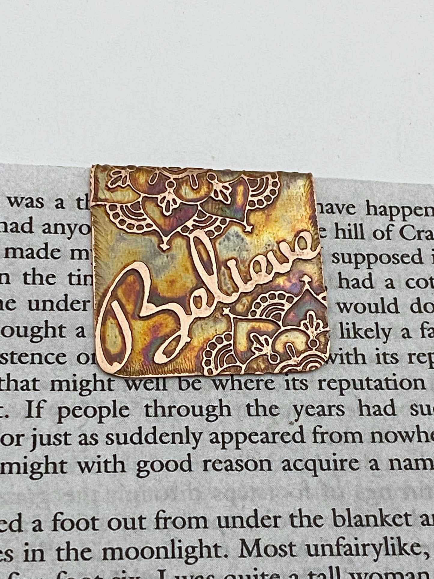 Believe bookmark