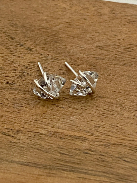 Herkimer Diamond Earring Studs