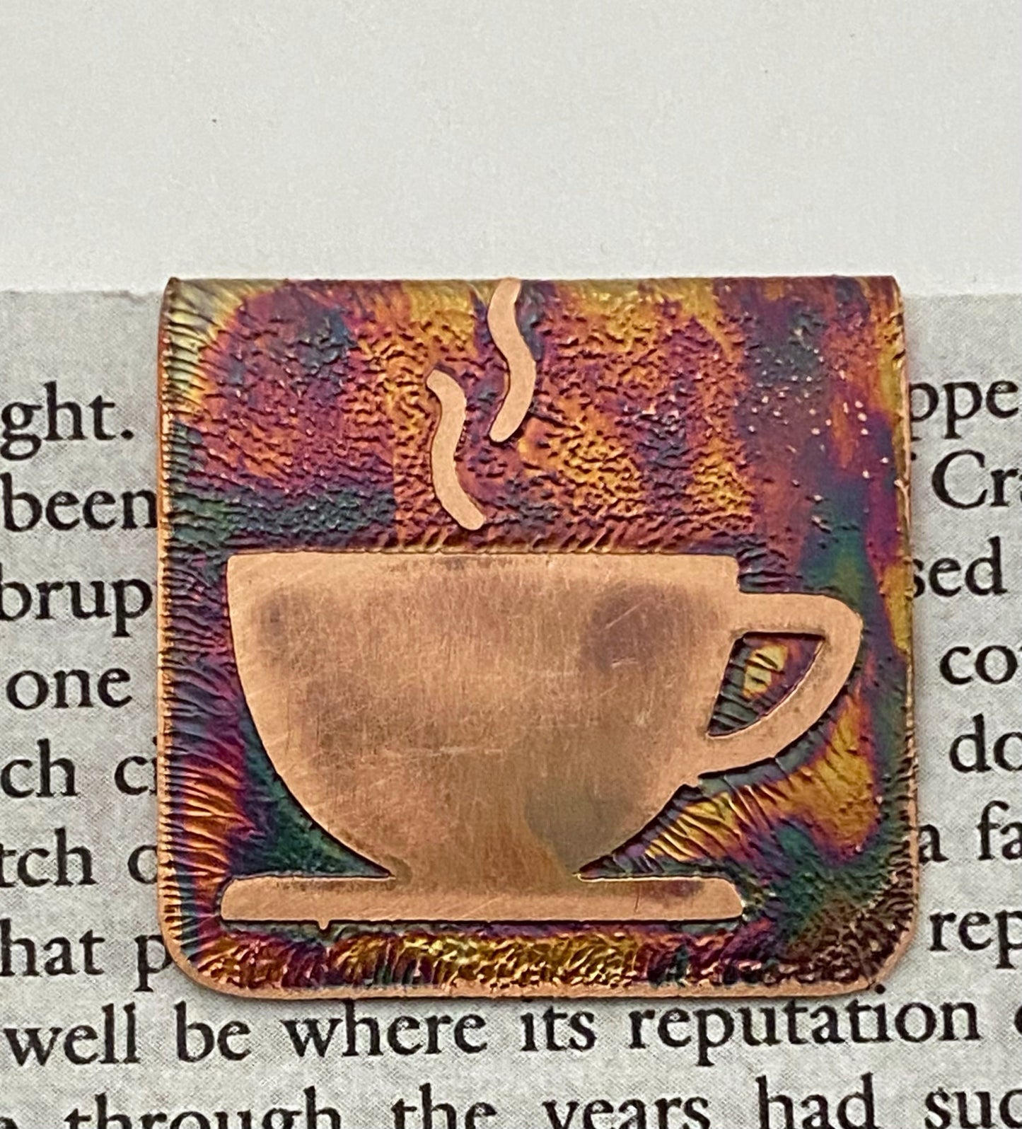 Cup bookmark
