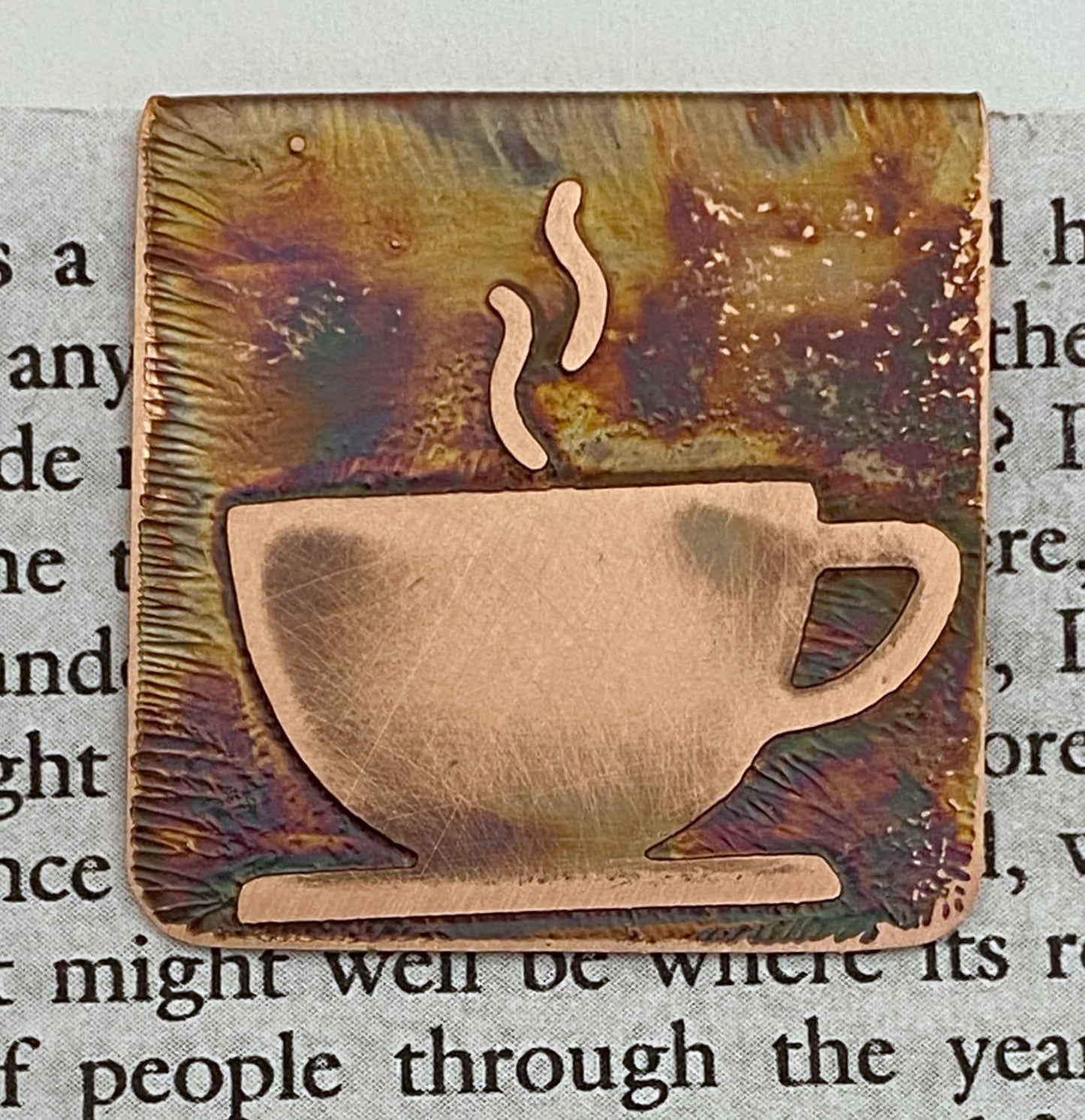 Cup bookmark