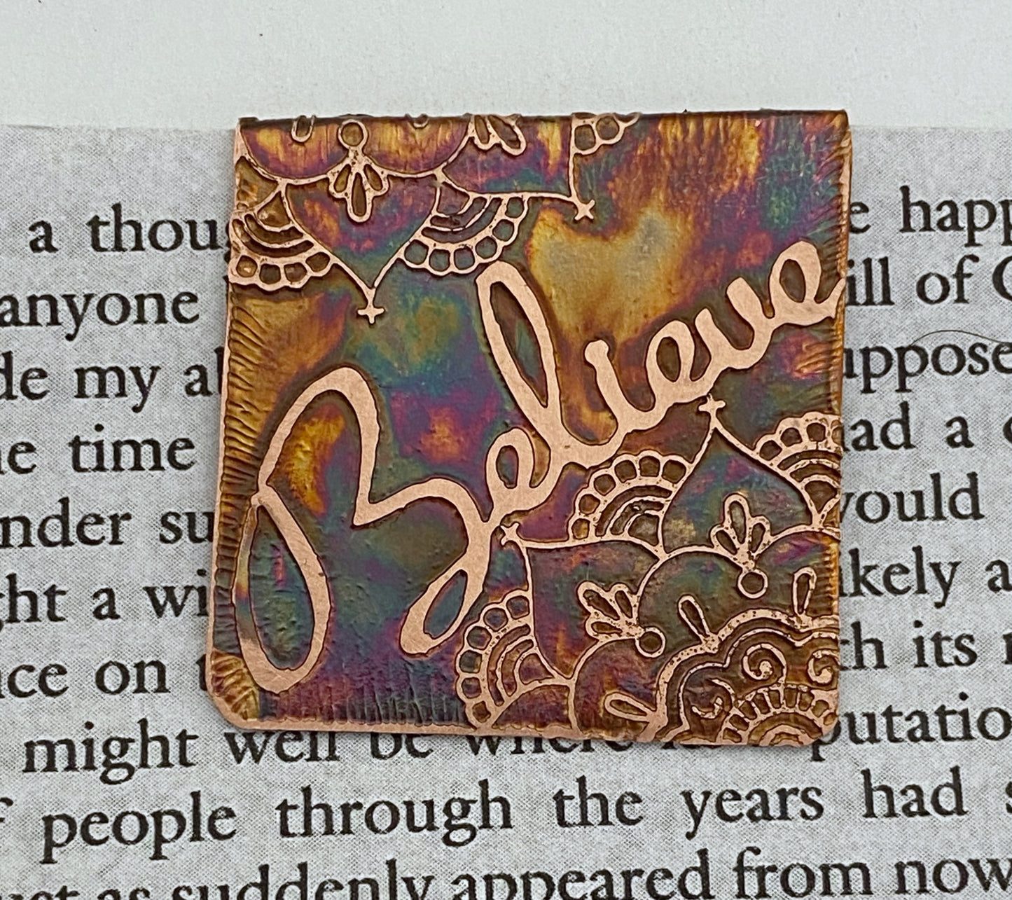 Believe bookmark