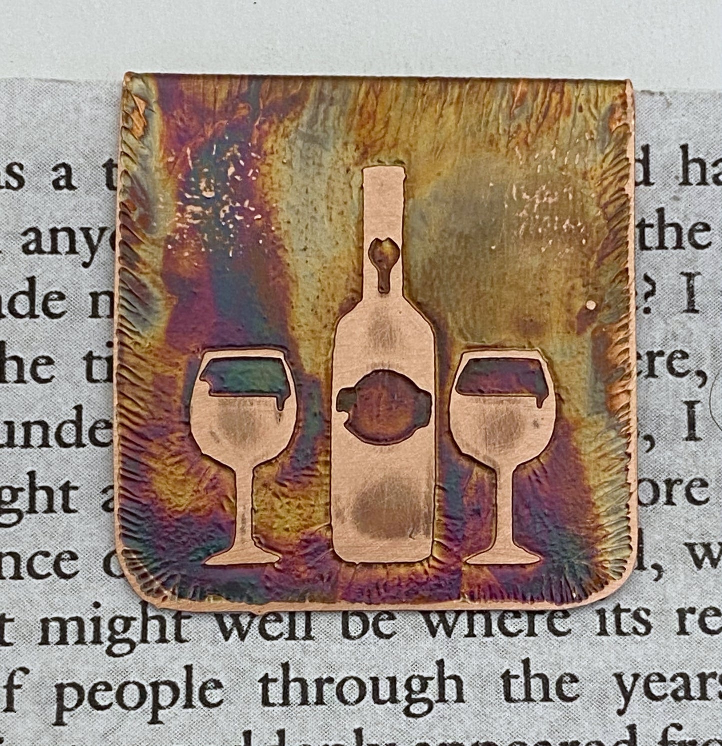 Wine bookmark