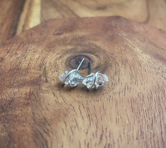 Herkimer Diamond Earring Studs