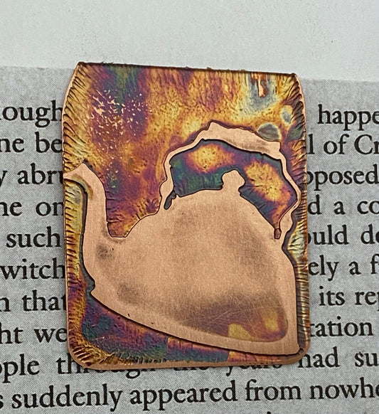 Tea kettle bookmark