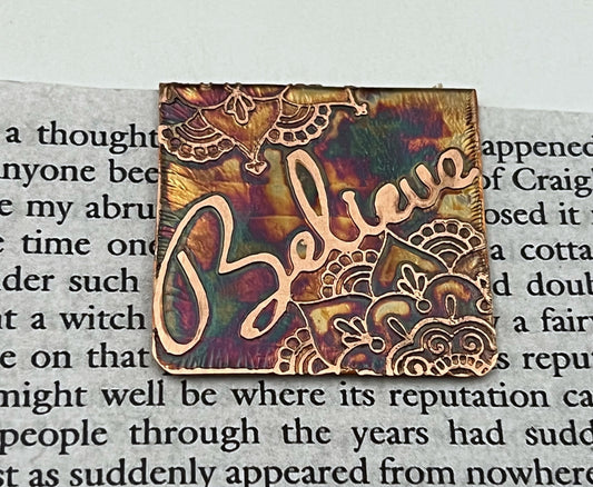 Believe bookmark