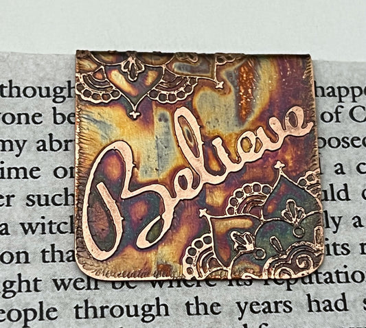 Believe bookmark