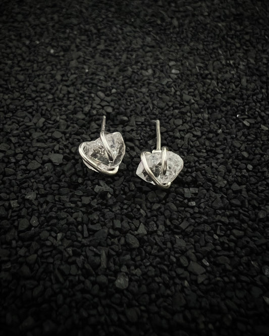 Herkimer Diamond Earring Studs