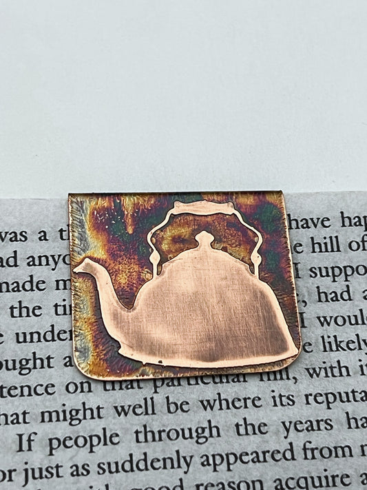 Tea kettle bookmark