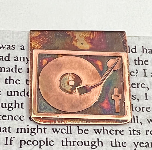 Record player bookmark