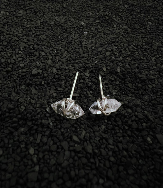 Herkimer Diamond Earring Studs