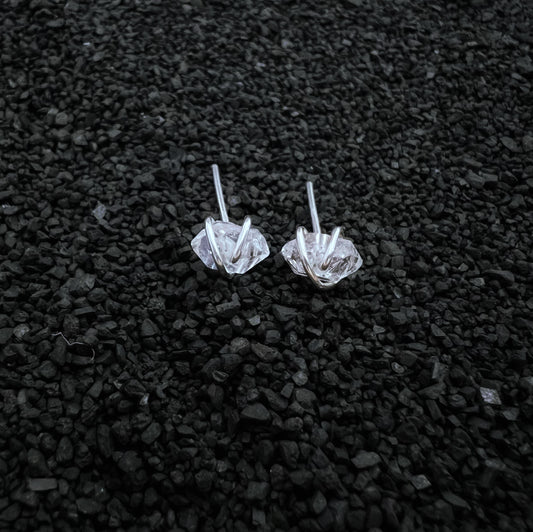 Herkimer Diamond Earring Studs