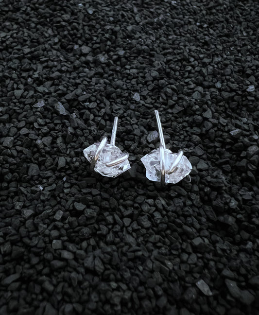 Herkimer Diamond Earring Studs