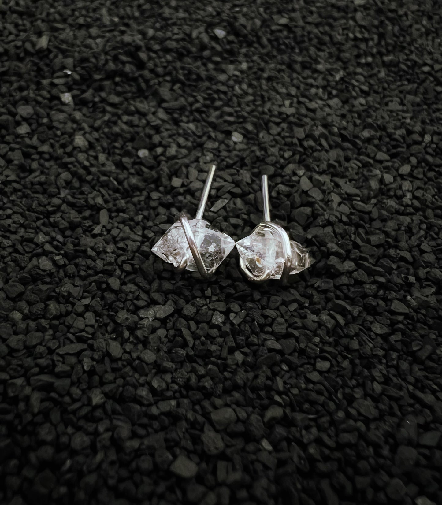 Herkimer Diamond Earring Studs