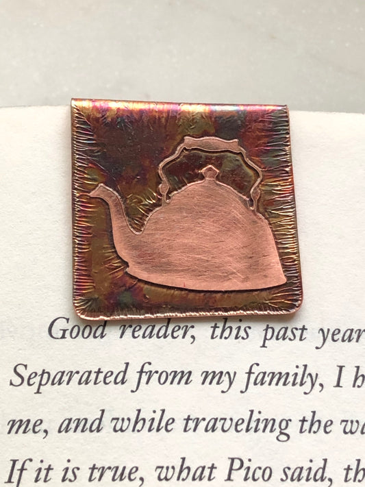 Copper Teapot Bookmark