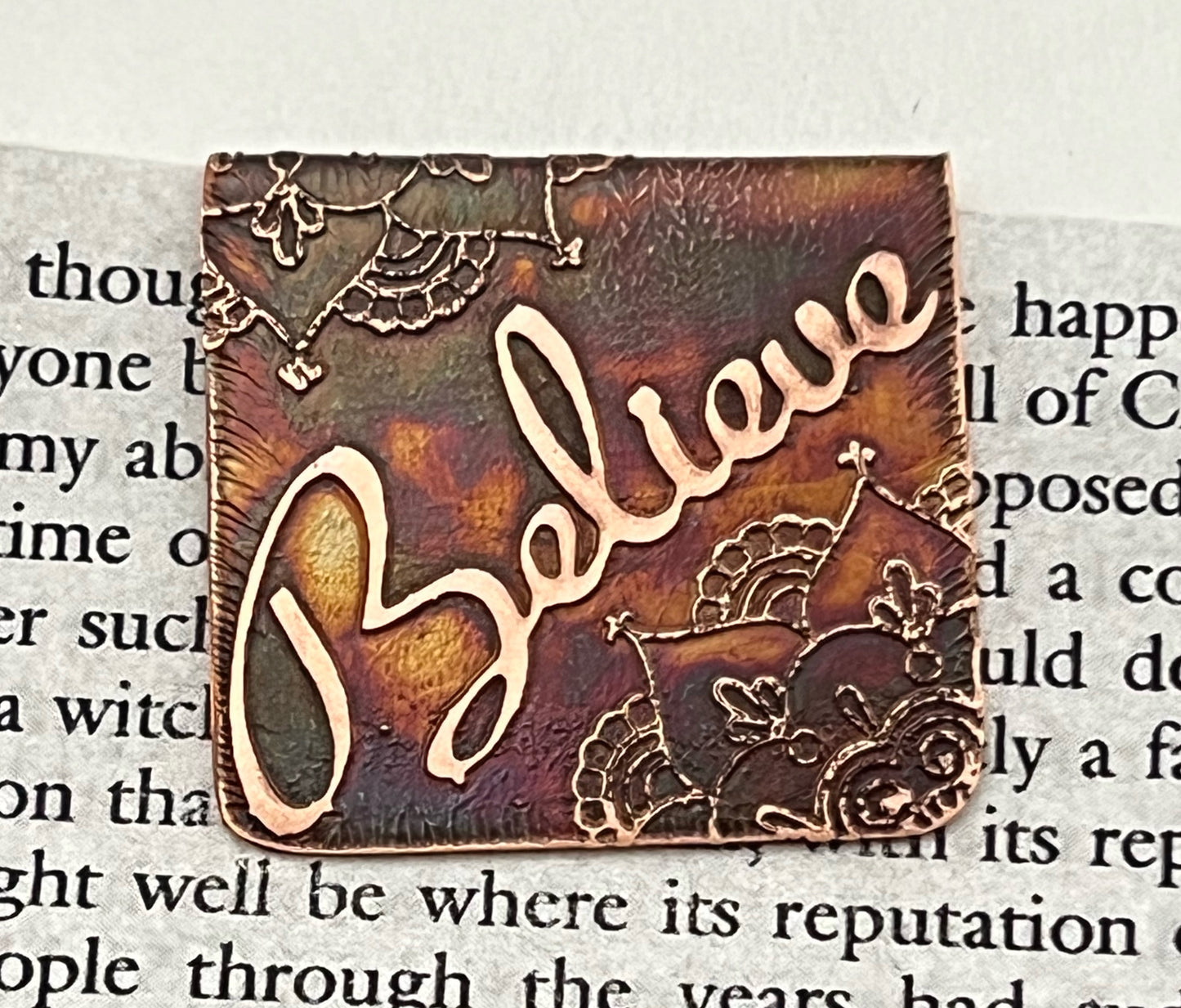 Believe bookmark