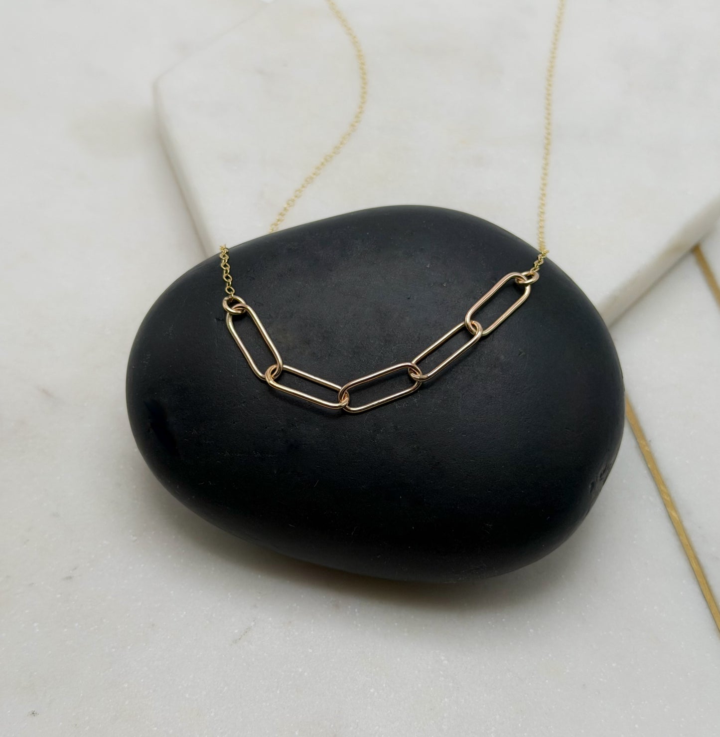 14K Gold-Filled Link Necklace