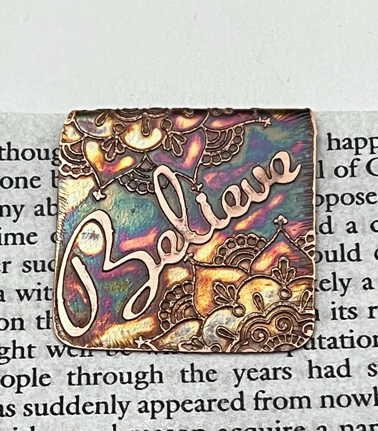 Believe bookmark