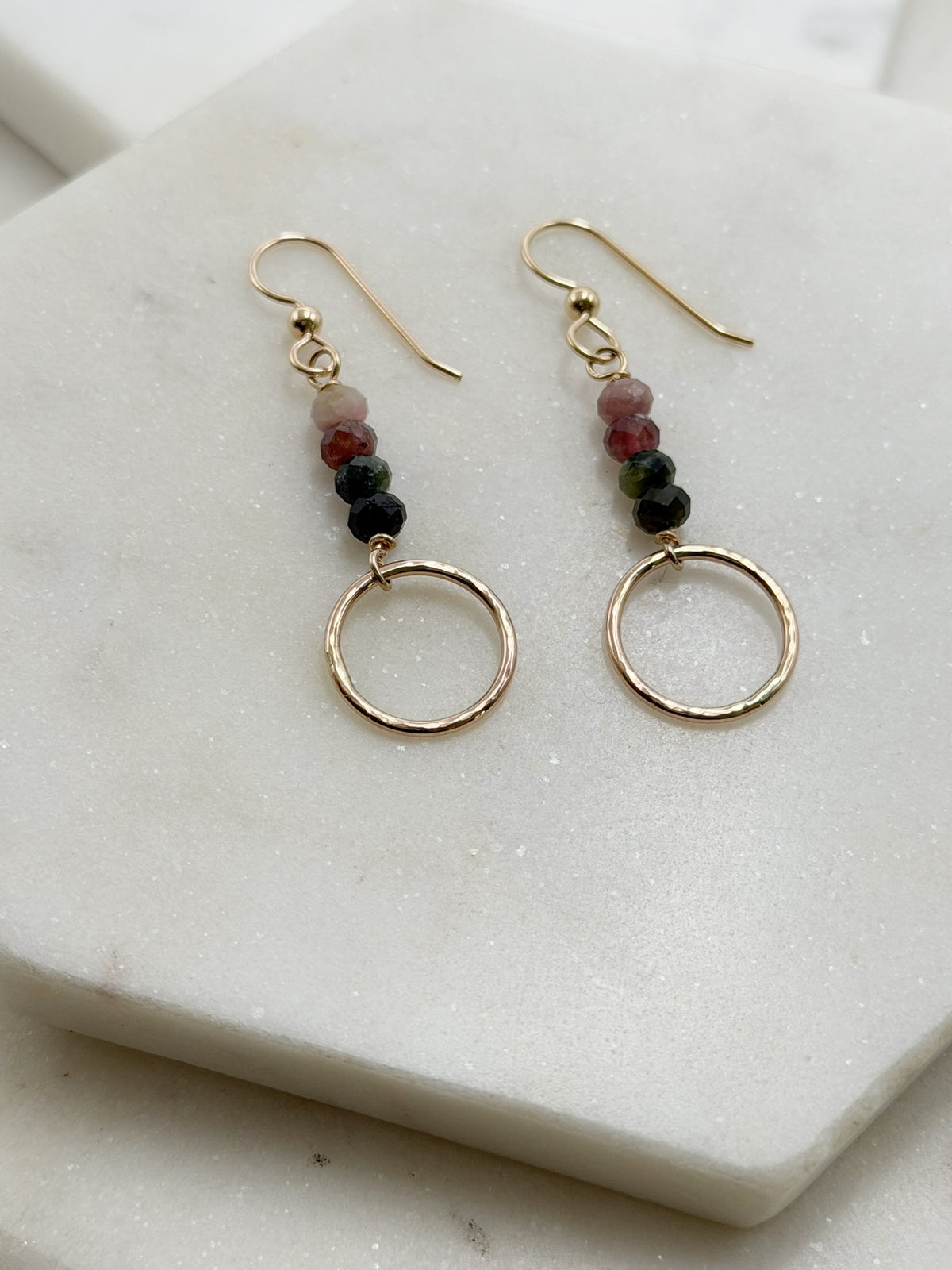 Tourmaline & 14K Gold-Filled Earrings