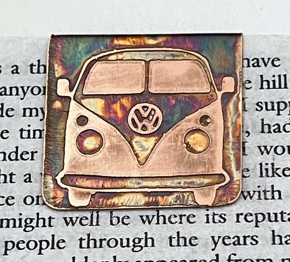 Copper VW Bus Bookmark