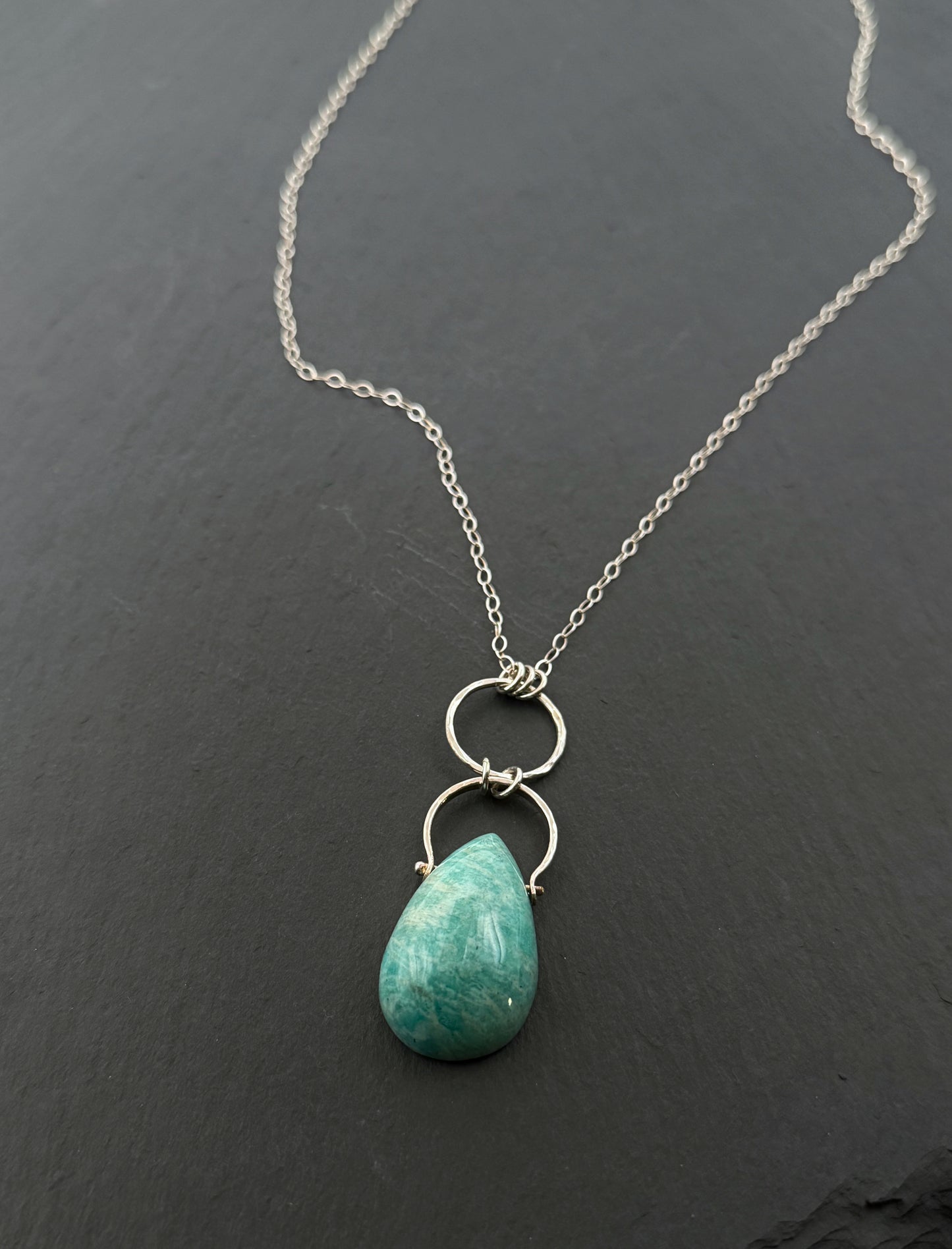 Amazonite & Sterling Silver Necklace