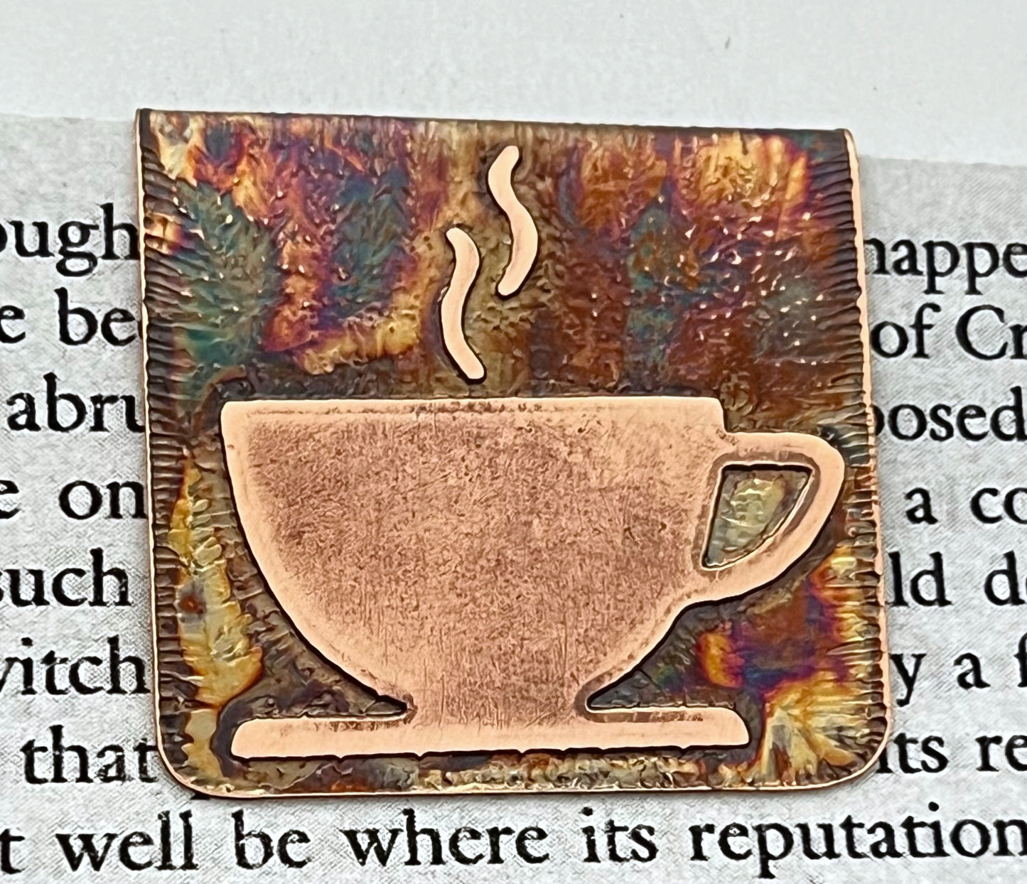 Cup bookmark