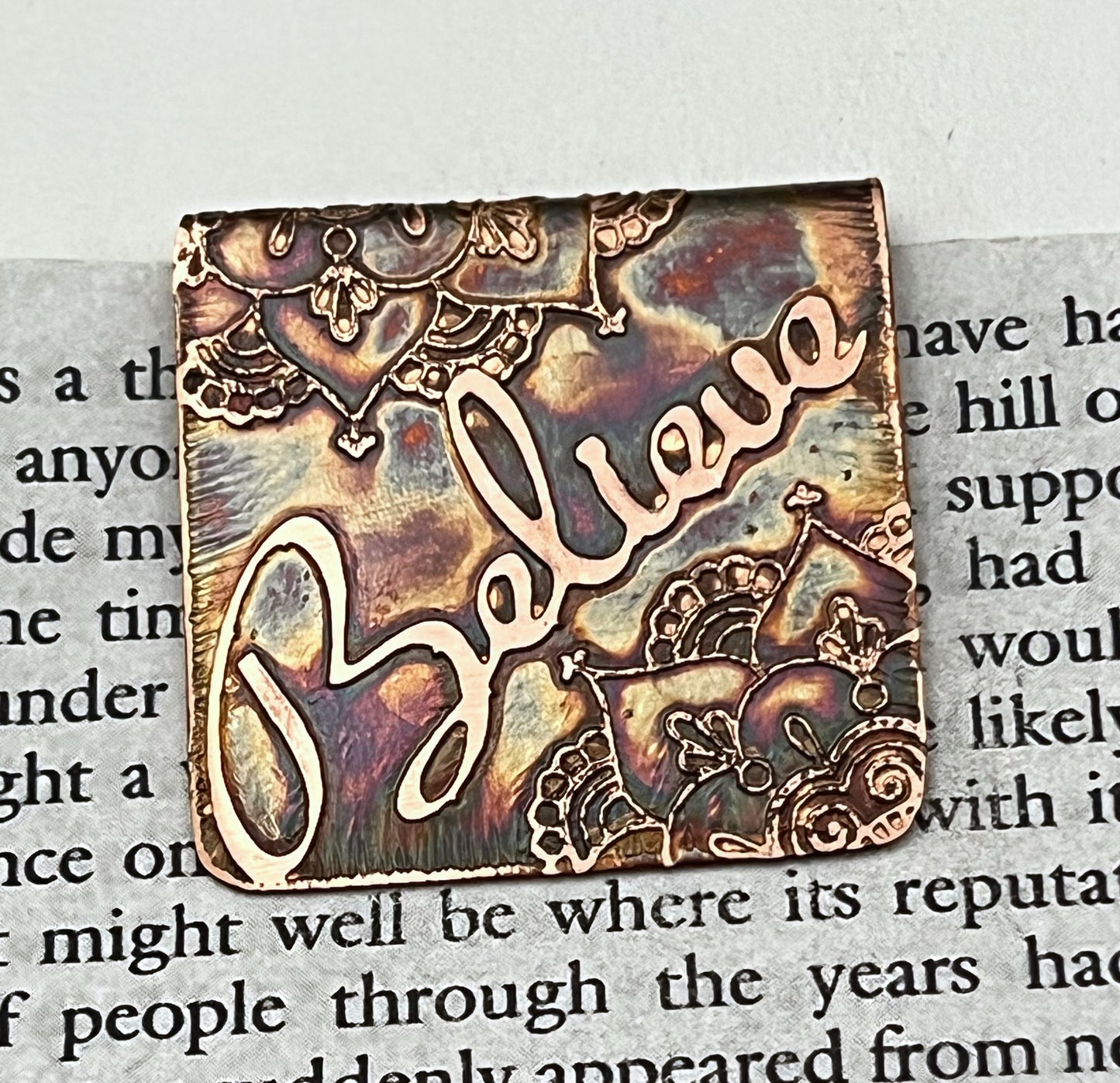 Believe bookmark