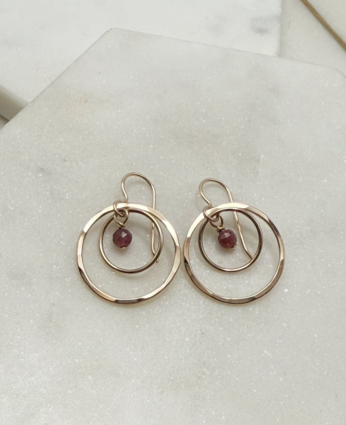 Pink Tourmaline & 14K Gold-Filled Earrings