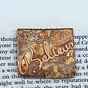 Believe bookmark