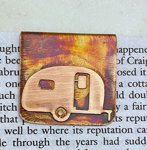 Copper camper bookmark