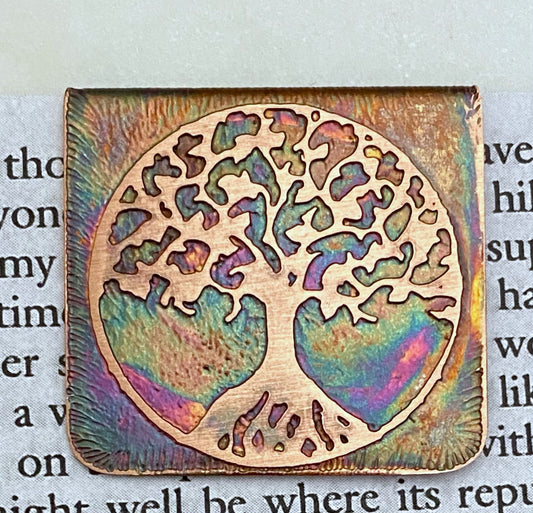 Copper tree  bookmark