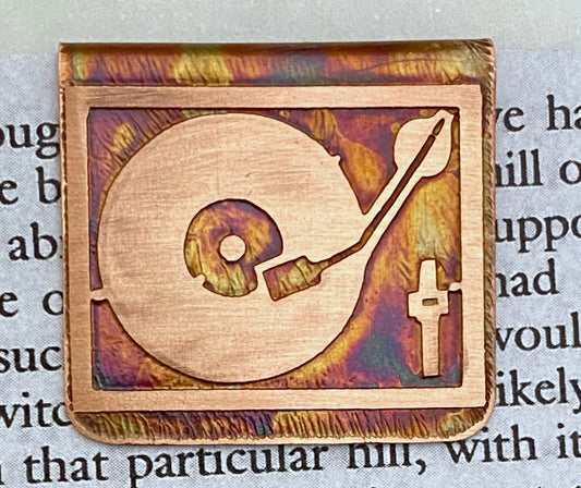 Copper record player  bookmark