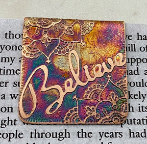 Believe bookmark