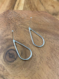 Sterling Silver hoop post earrings