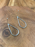 Sterling Silver hoop post earrings