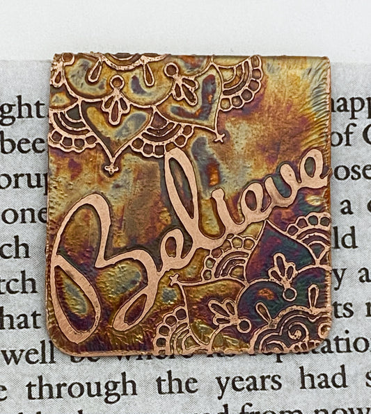 Believe bookmark